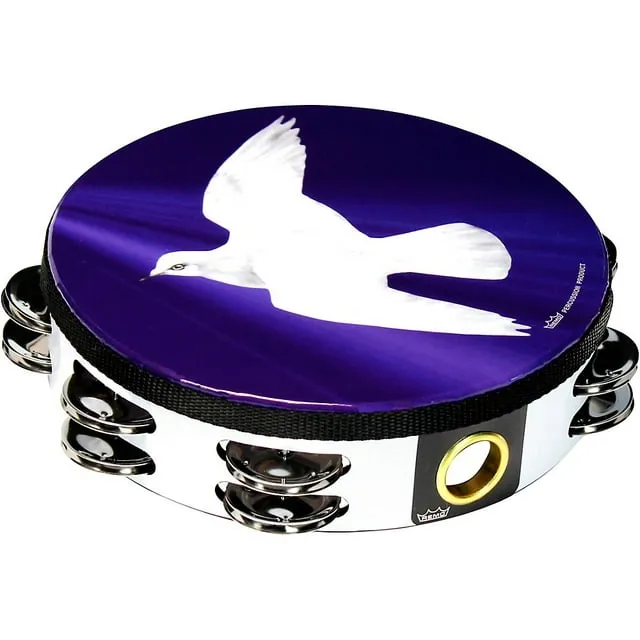 Remo Dove Tambourine 8 in. 16 Jingles