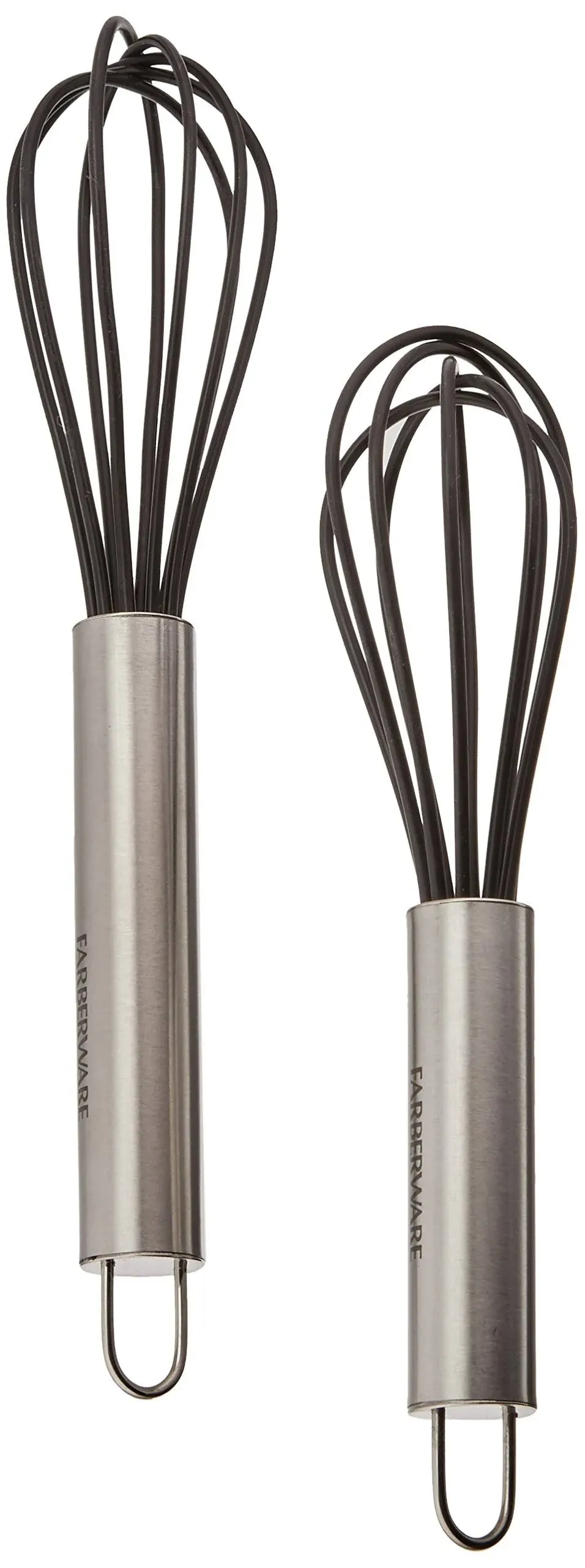 Farberware Professional Silicone Mini Whisks Set of 2 Black