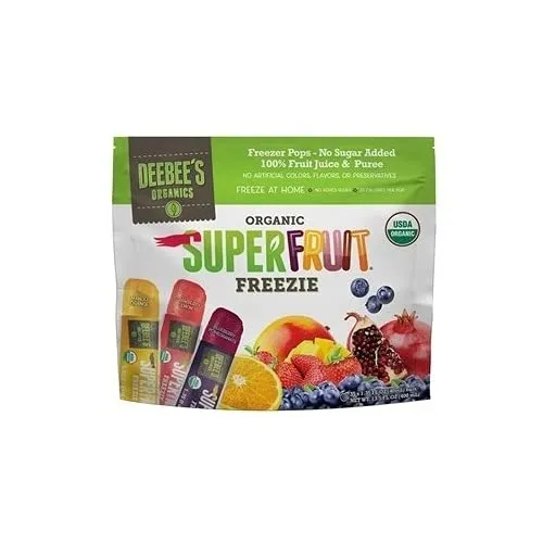 Deebee's Organics Superfruit Freezie, 35 Pack