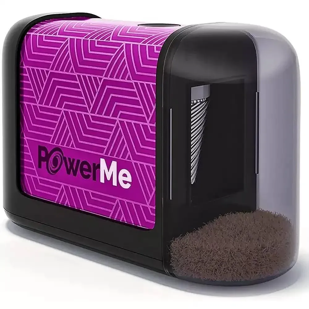 POWERME Electric Pencil Sharpener - Pencil Sharpener Battery Powered for Kids...