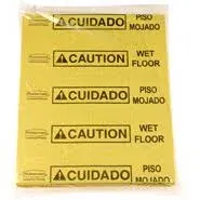 Rubbermaid Commercial Products, Over The Spill Pad Refill, Absorbent Mat Pads, Yellow, Large, Fast at Absorbing Water/Oil/Beverages, for Residential/Commercial/Restaurant/Office/Facility Use