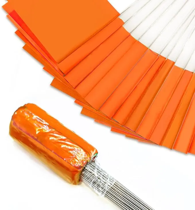 Zozen Marking Flags, Orange Marker Flags - 1000 Pcs | 15x4x5 Inch, 1000pcs 