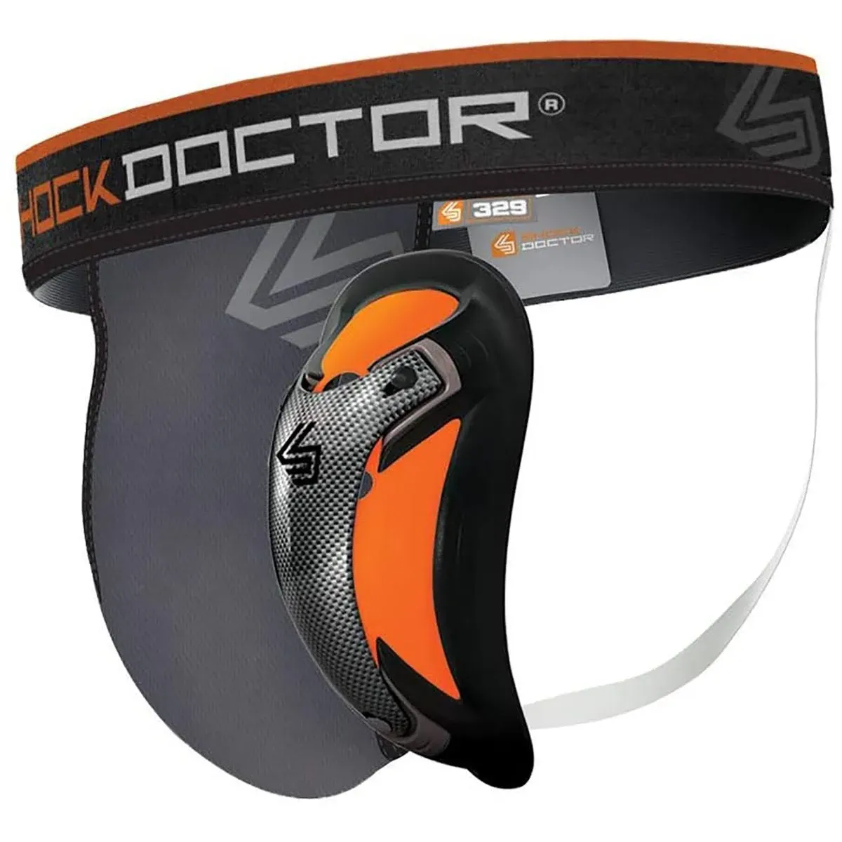 Shock Doctor Adult Ultra Pro Supporter With Ultra Carbon Flex Cup Gray Large XXL