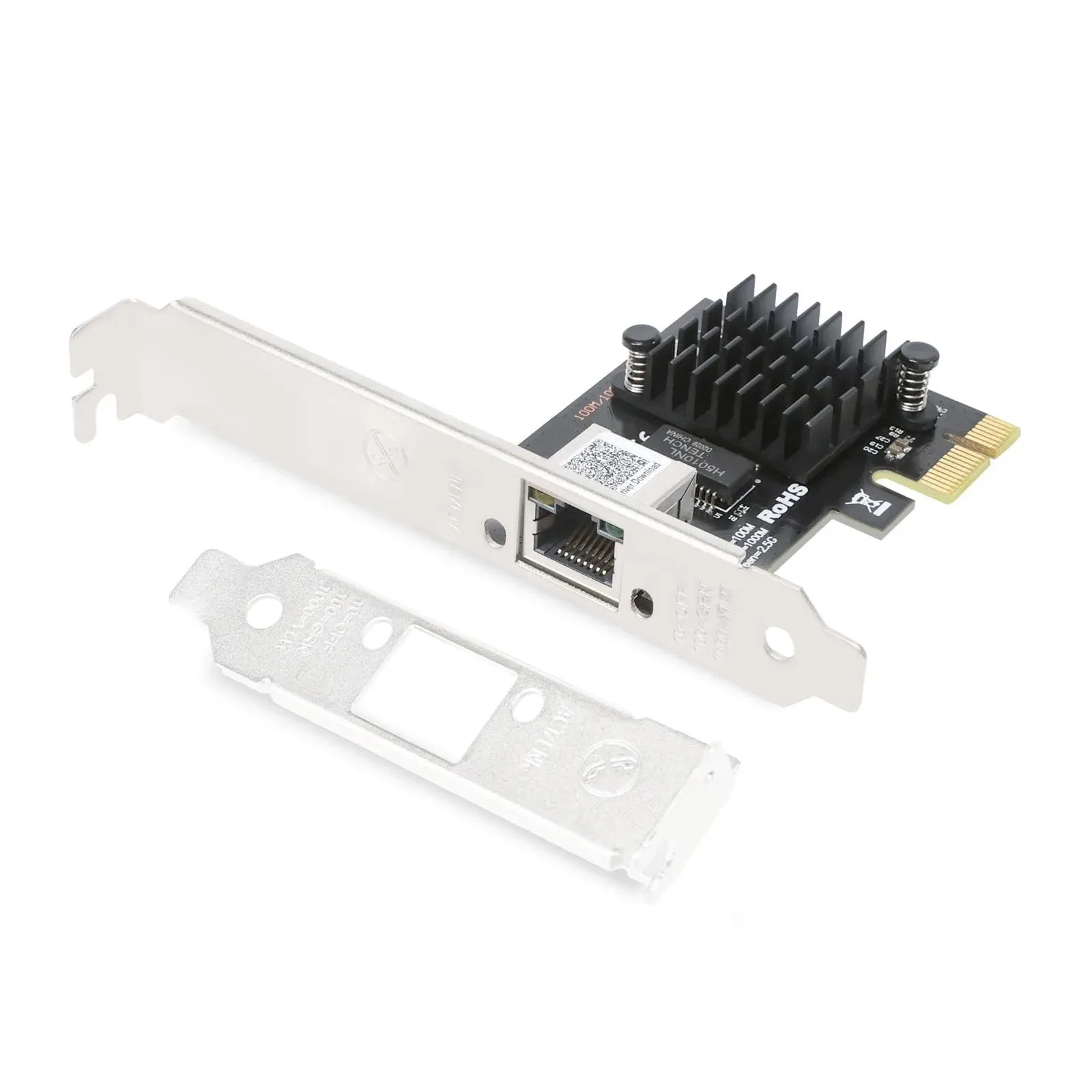 2.5GBase-T PCIe NIC with Realtek RTL8125 Controller, 1*RJ45 Port 2500/1000/100Mbps Ethernet Network Card,2.5GB Network Adapter, PCIe 2.1 x1, Support PXE Support Windows Server/Ubuntu/Centos/Debian