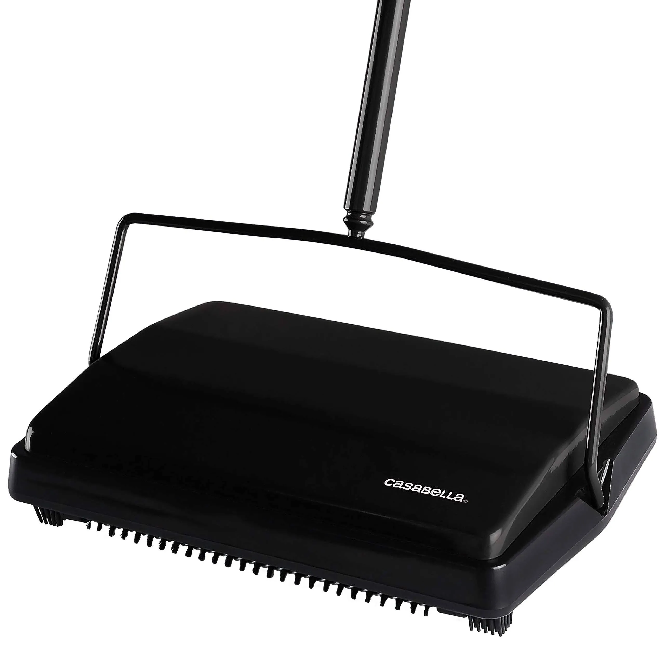 Casabella Carpet Sweeper 11&#034; Electrostatic Floor Cleaner - Black