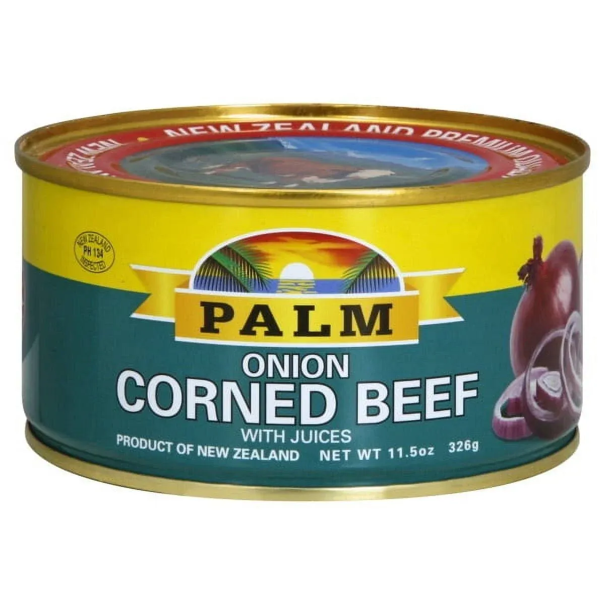 Ox & Palm Corned Beef Onion Flavored 11.5 oz (Pack of 12)