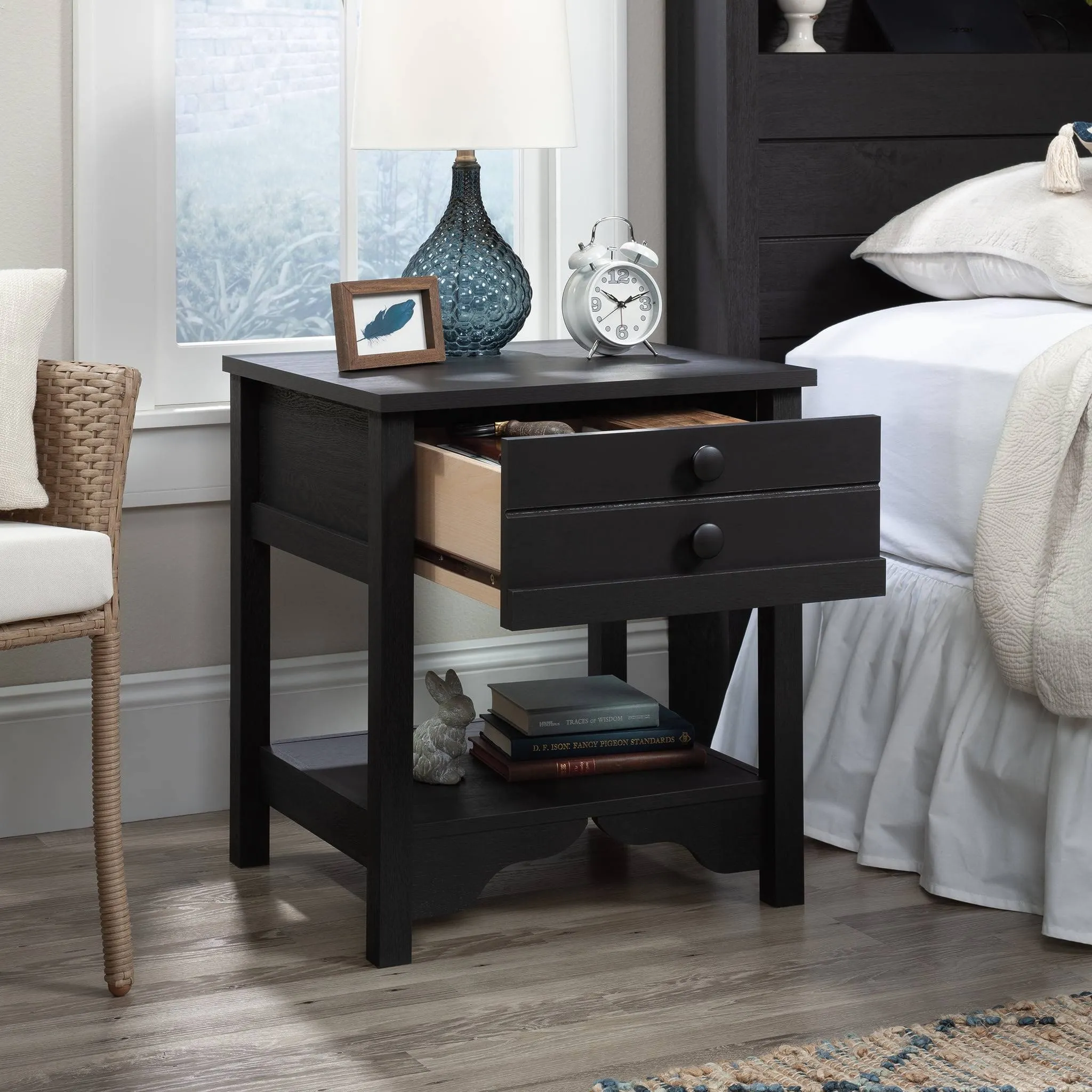 Sauder - Dawson Trail Night Stand Dresser - Black