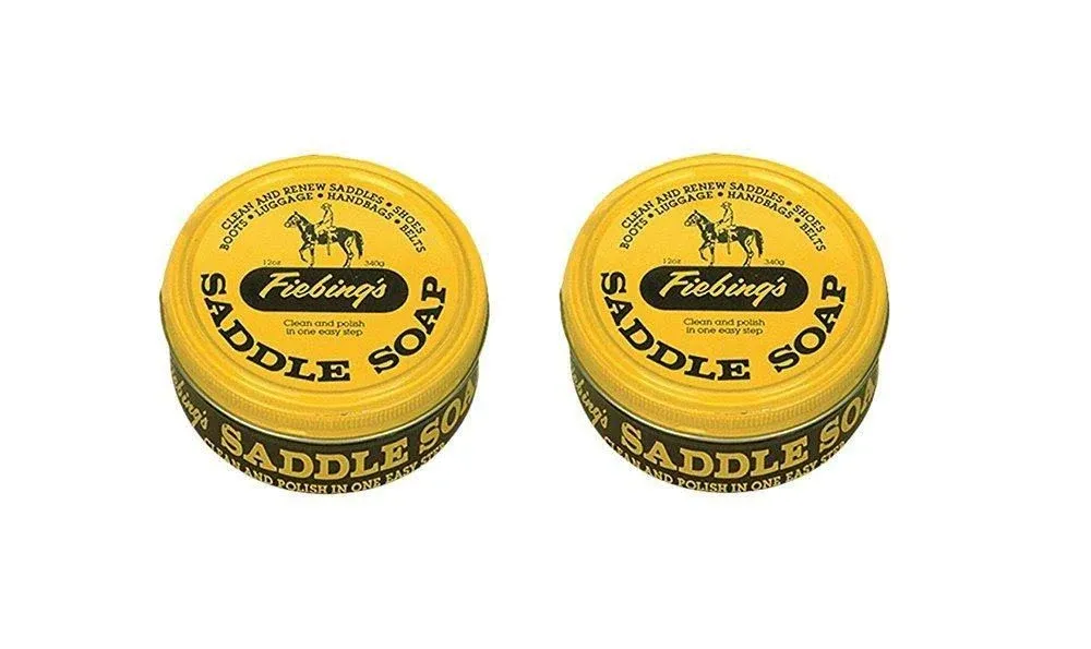 Fiebings Saddle Soap-Yellow 2 Pack, 12 oz