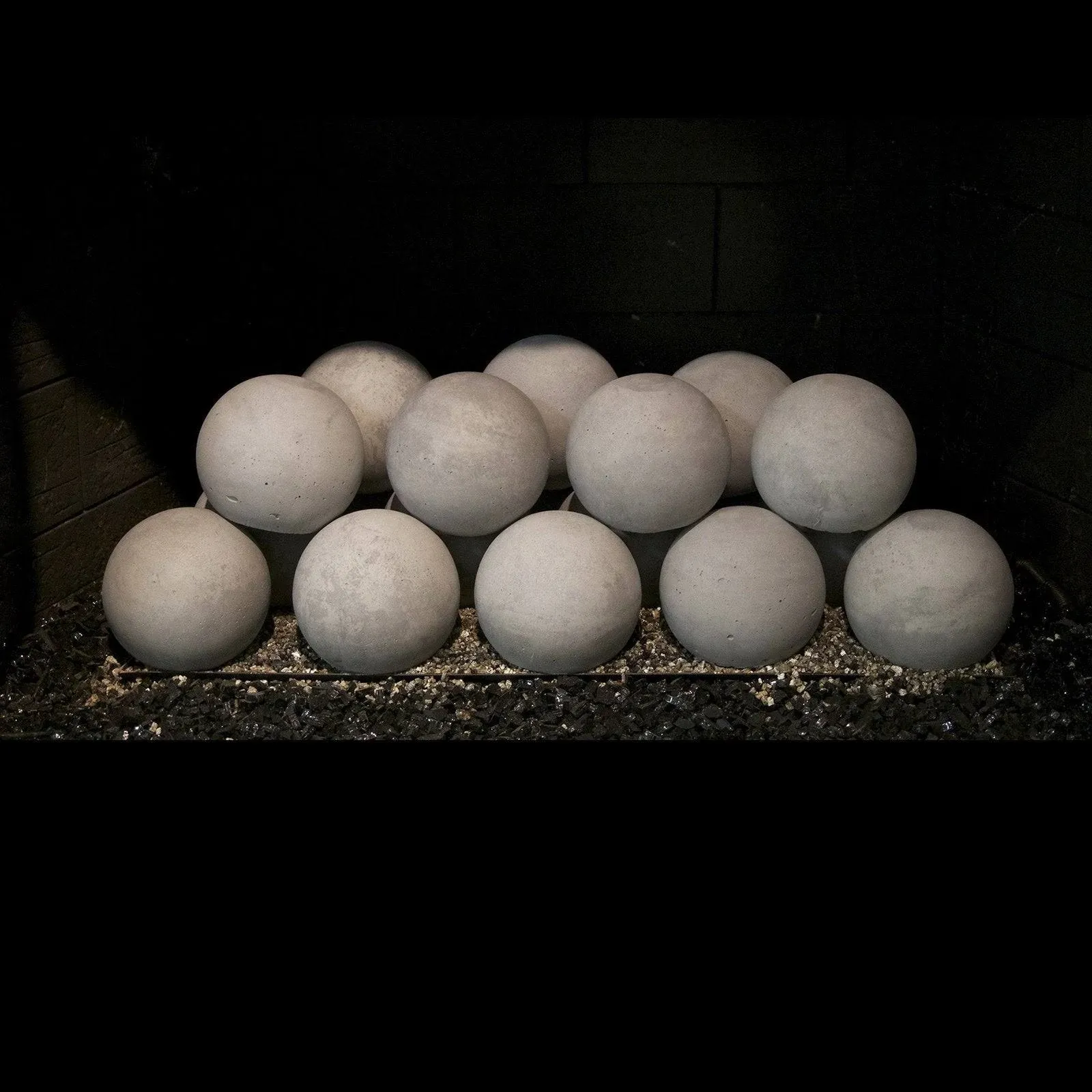 RealFyre P45 4" Graystone Fyre Spheres - 18"