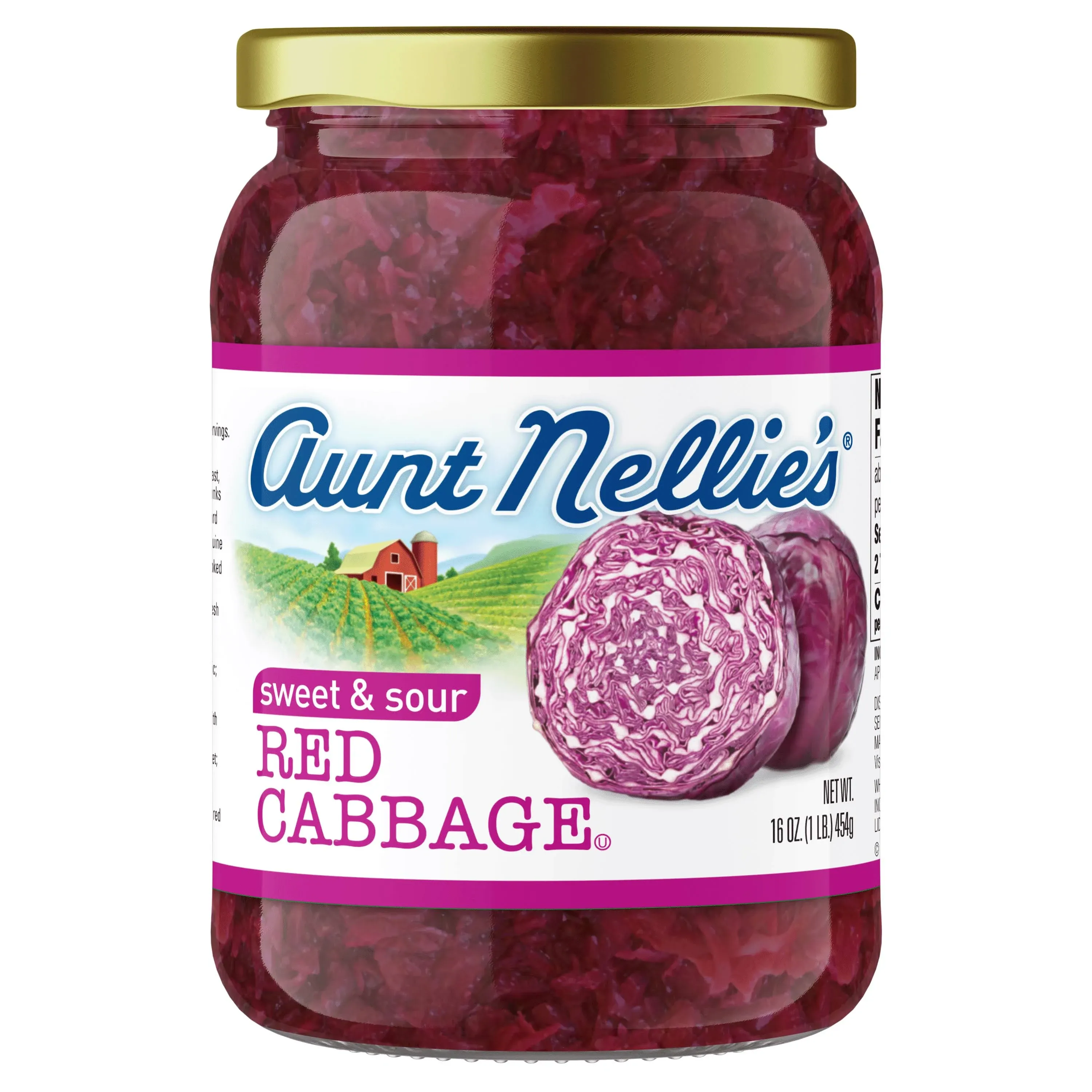 Aunt Nellie's Red Cabbage, Sweet & Sour