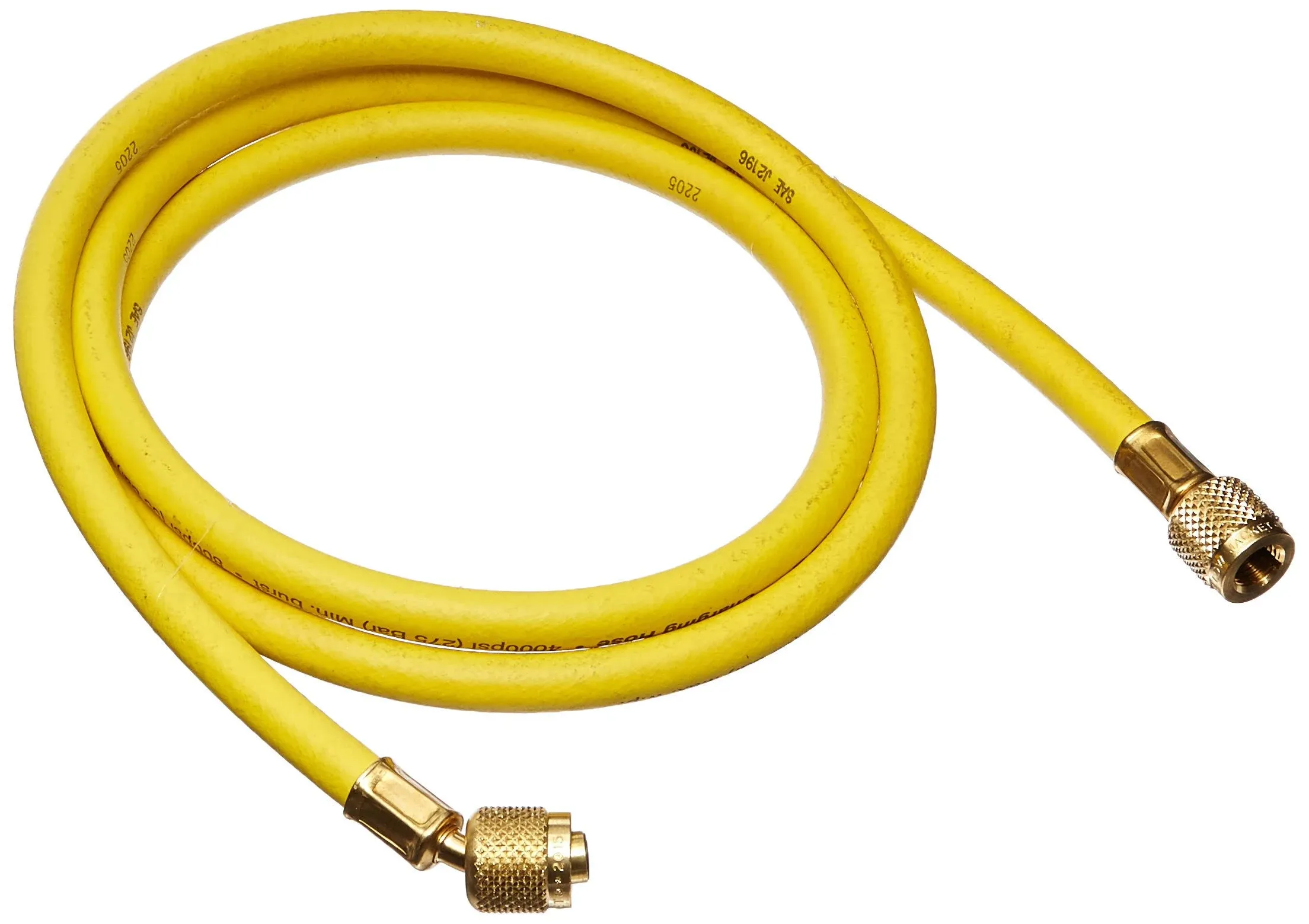 21060 Yellow Jacket, Charging Hose, Yellow, Flared, 1/4  21060