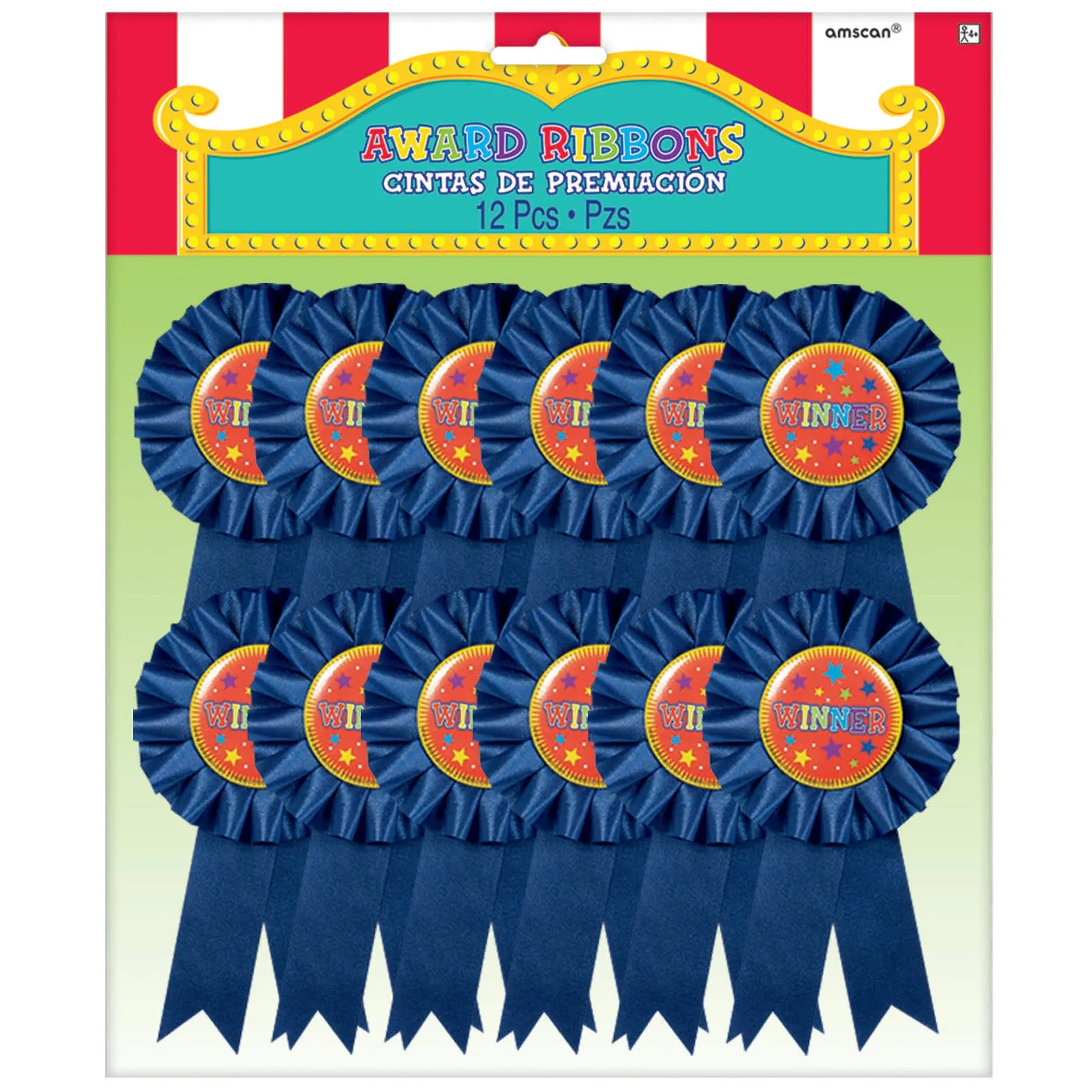 Rosette Award Ribbons - Winner