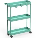 SimpleHousewar<wbr/>e Kitchen Cart Storage 3-Tier Slim/Super Narrow Shelves with Handl