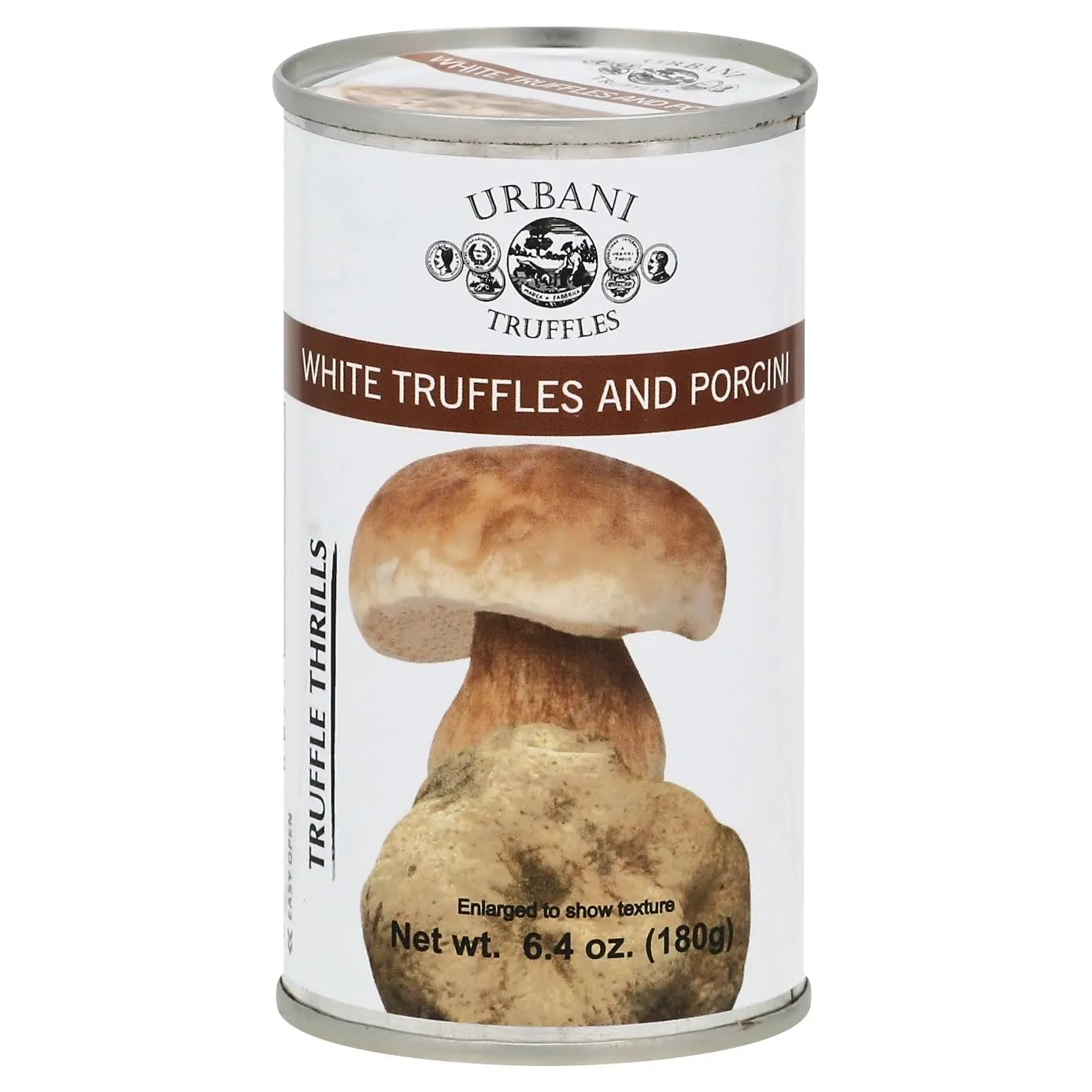 Urbani Truffles Truffle Thrills, White Truffles and Porcini, 6.4 Ounce Can