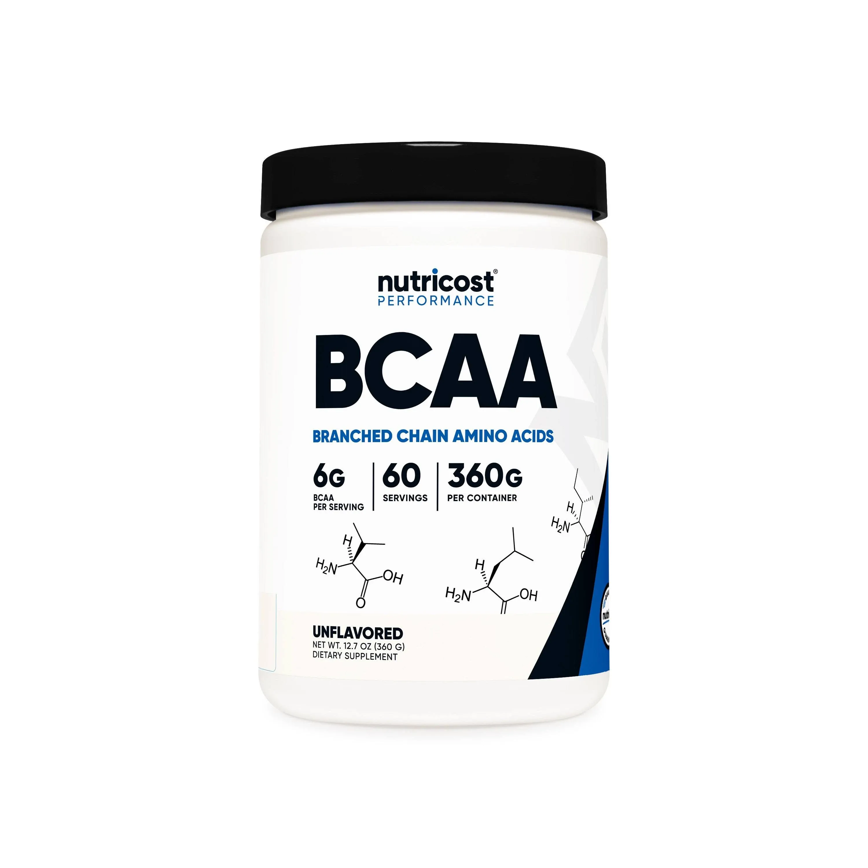 Nutricost BCAA Powder 60 Servings / Unflavored