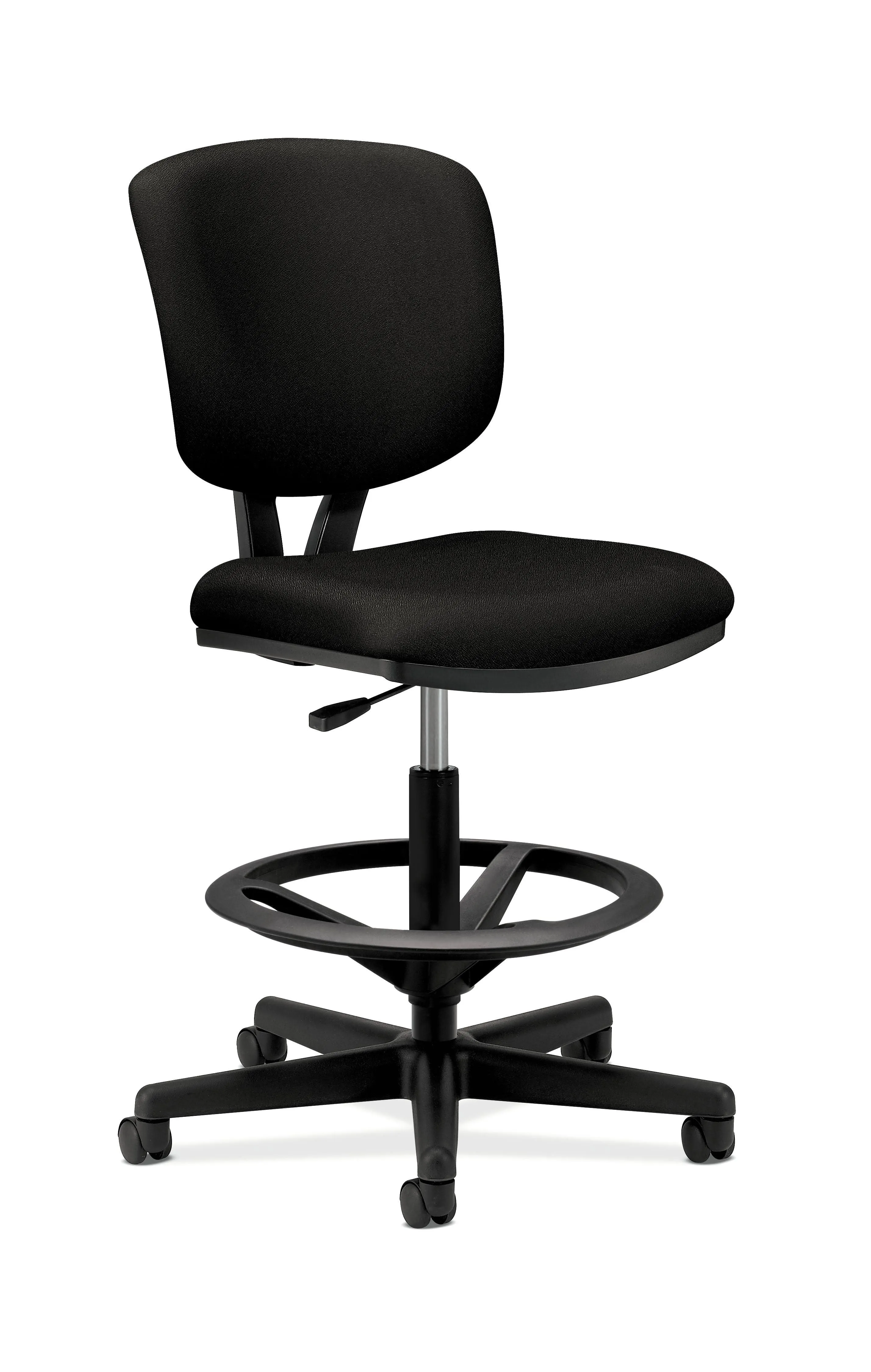 HON 5705GA10T Volt Series Adjustable Task Stool, 27w x 29 1/2d x 49 7/8h - Black