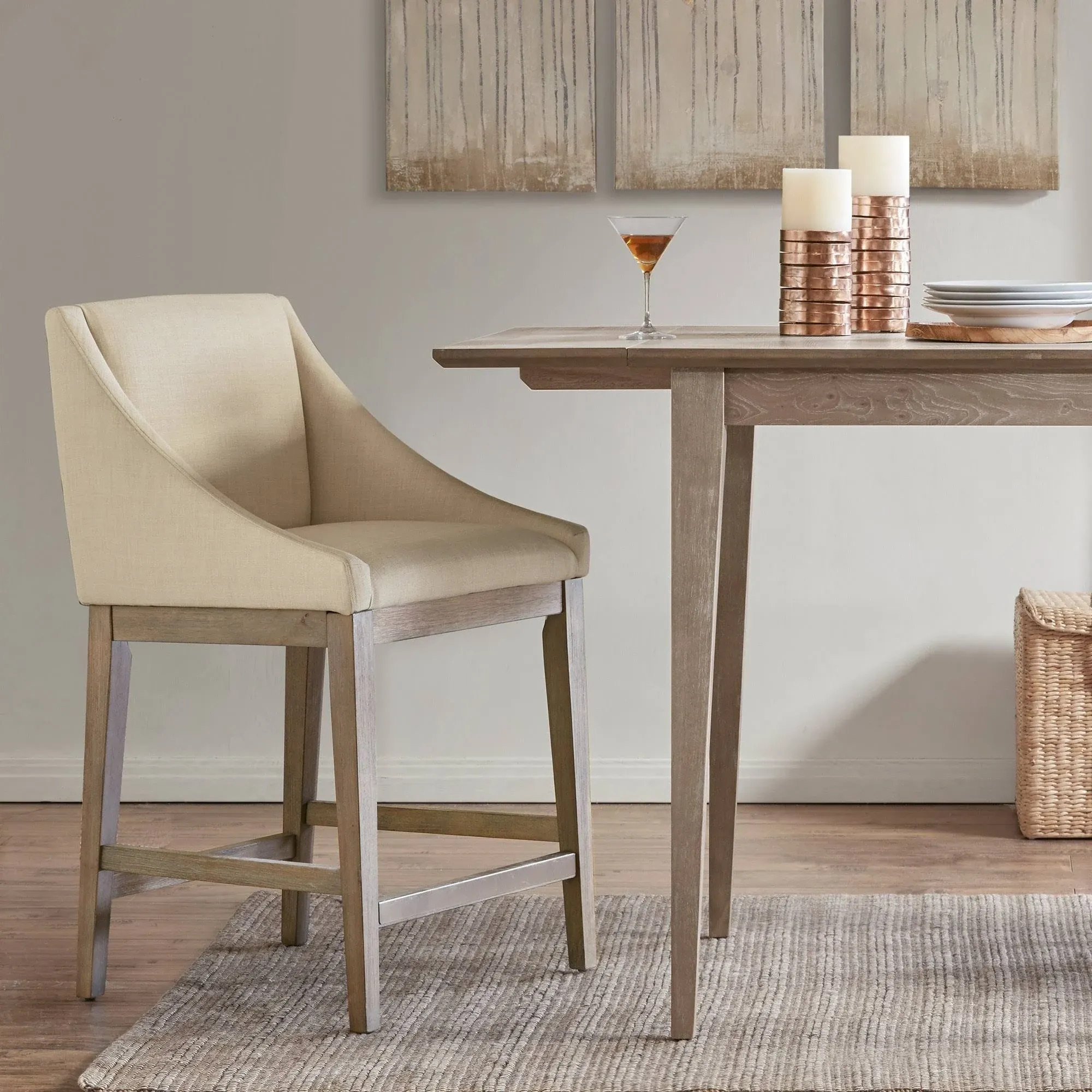 Madison Park Reed Counter Stool