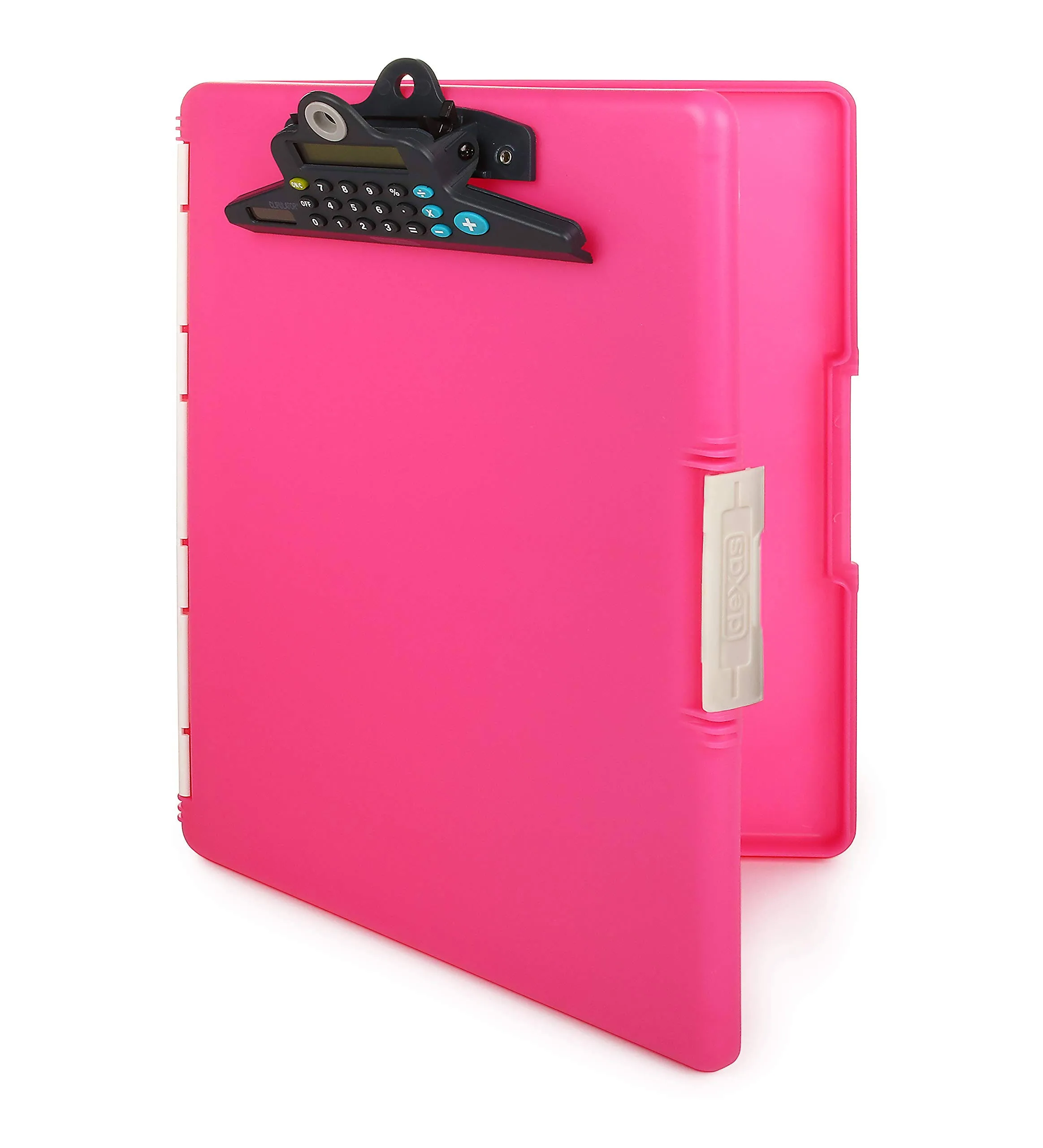 Dexas 3517-803 Slimcase 2 Storage Clipboard with Side Opening, Neon Yellow