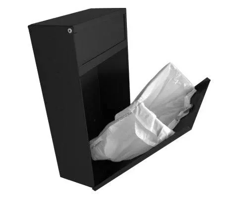 S.A.C. Sanitary Napkin Disposal Receptacle (Black)