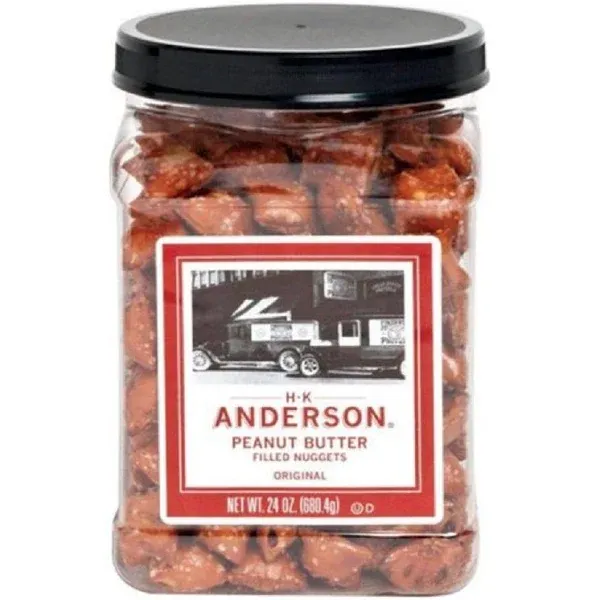 HK Anderson 115010 24 oz Pretzel Tub Peanut Butter - pack of 8