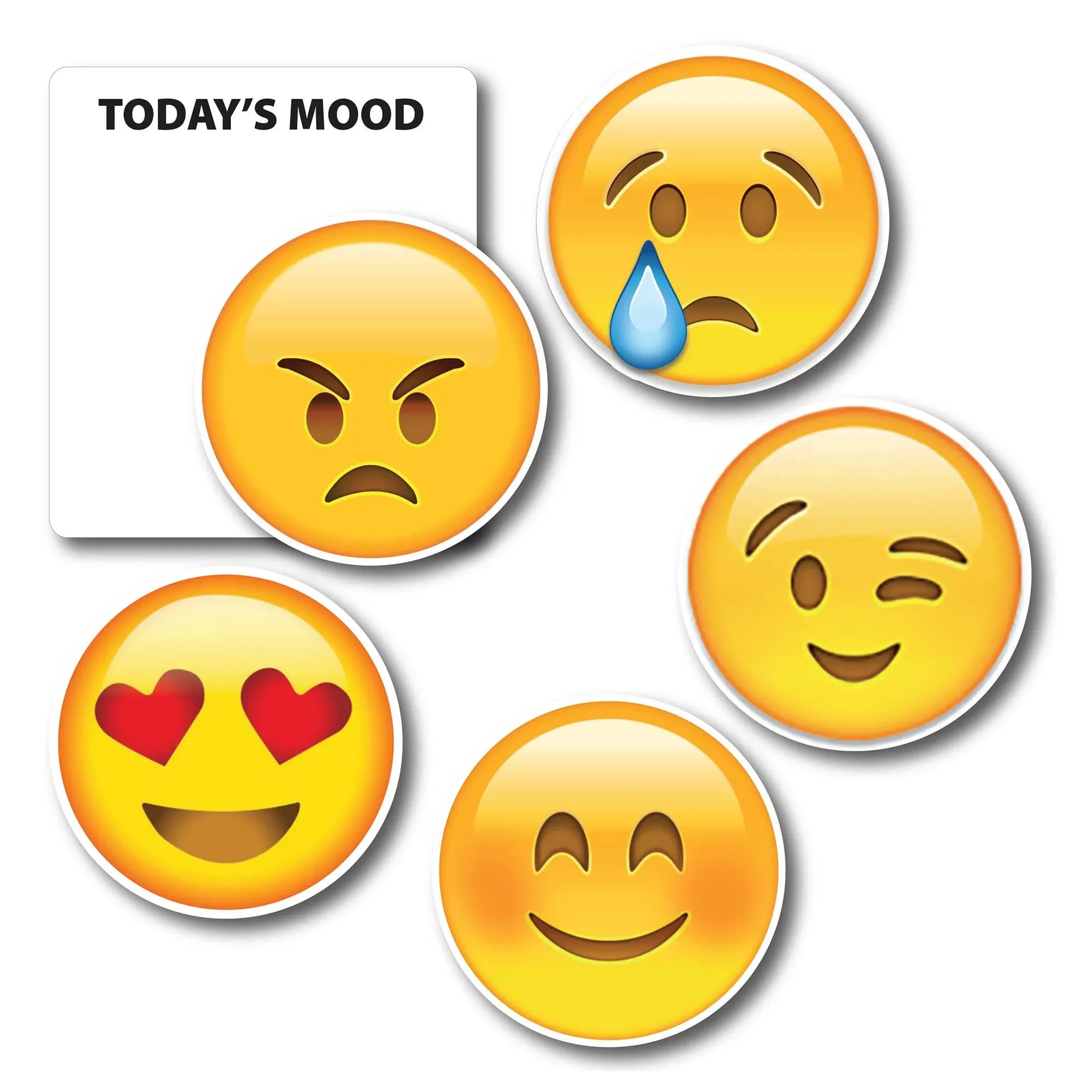 Magnet Me Up Today&#039;s Mood Emoticon Magnet Decal Variety Pack