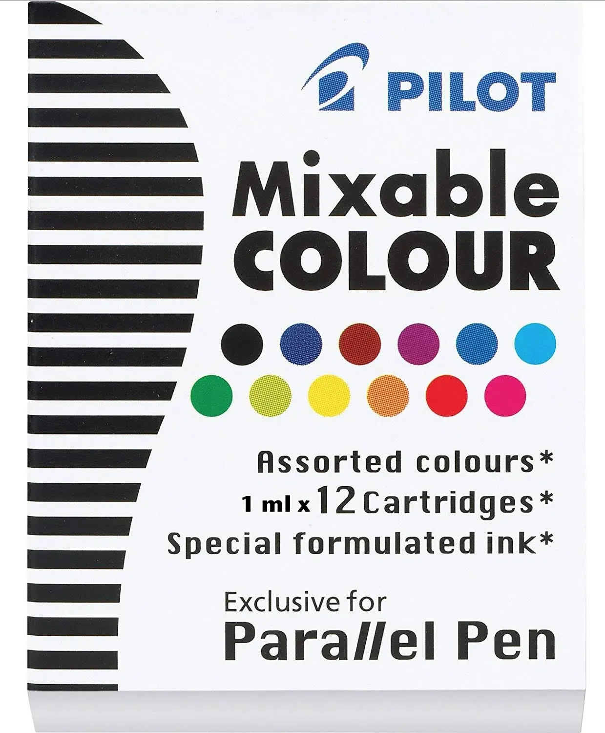 Set Of 12 Cartridges For Parallel Pen. | Pilot