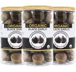 USDA Organic Black Garlic 453g Black Pearl Garlic Jar 1LB 100% Whole Black Garlic