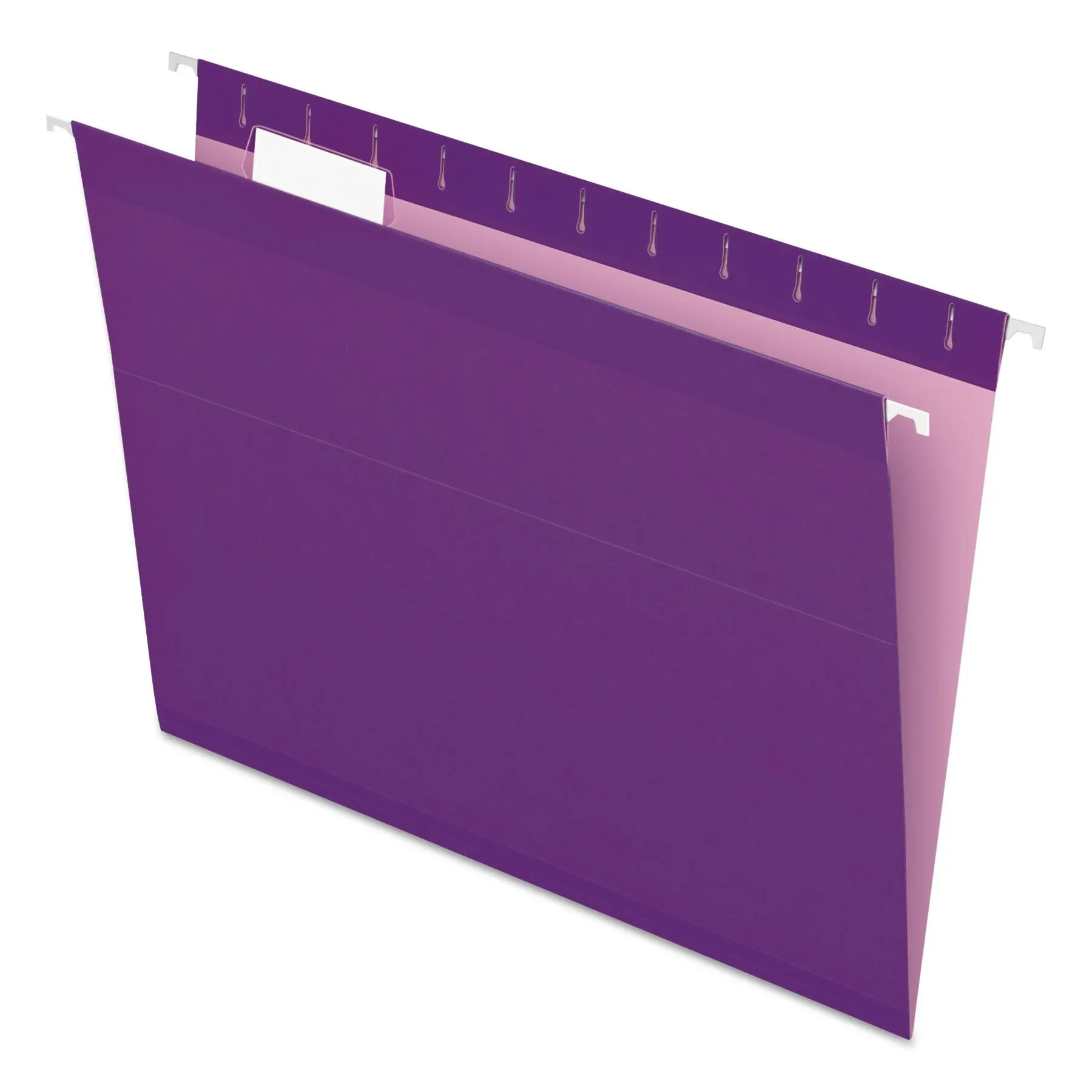 Pendaflex Reinforced Hanging Folders 1/5 Tab Letter Violet 25/Box