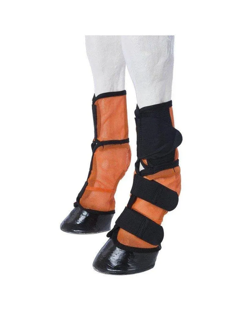 Tough 1 Contoured Mesh Fly Boots Orange