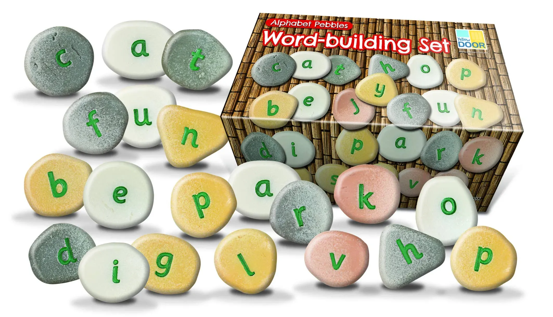 Yellow Door Alphabet Pebbles Word-Building Set