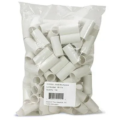 Mini-Wright Adult Disposable Mouthpieces - Bag of 100