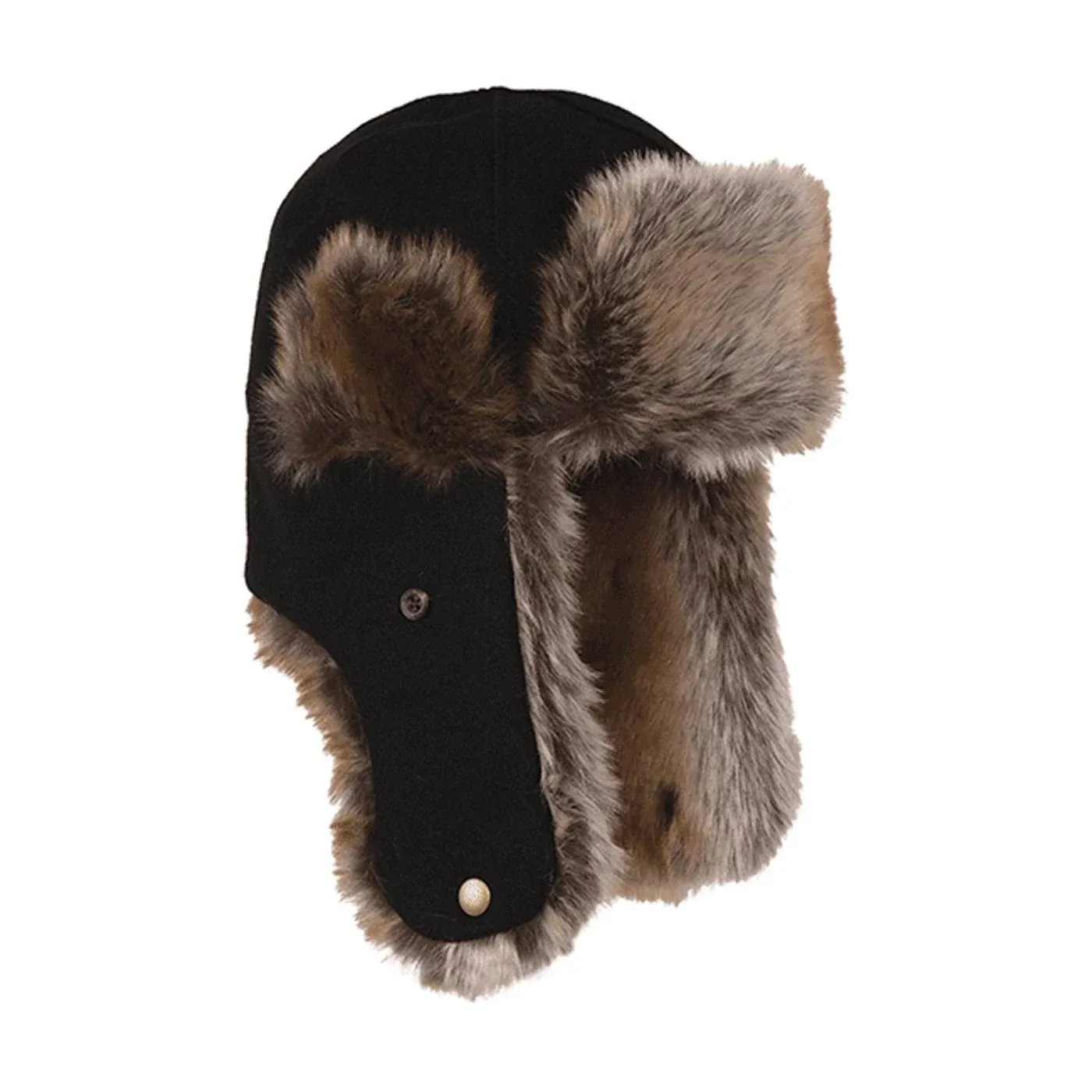 Stormy Kromer The Northwoods Trapper Hat Black