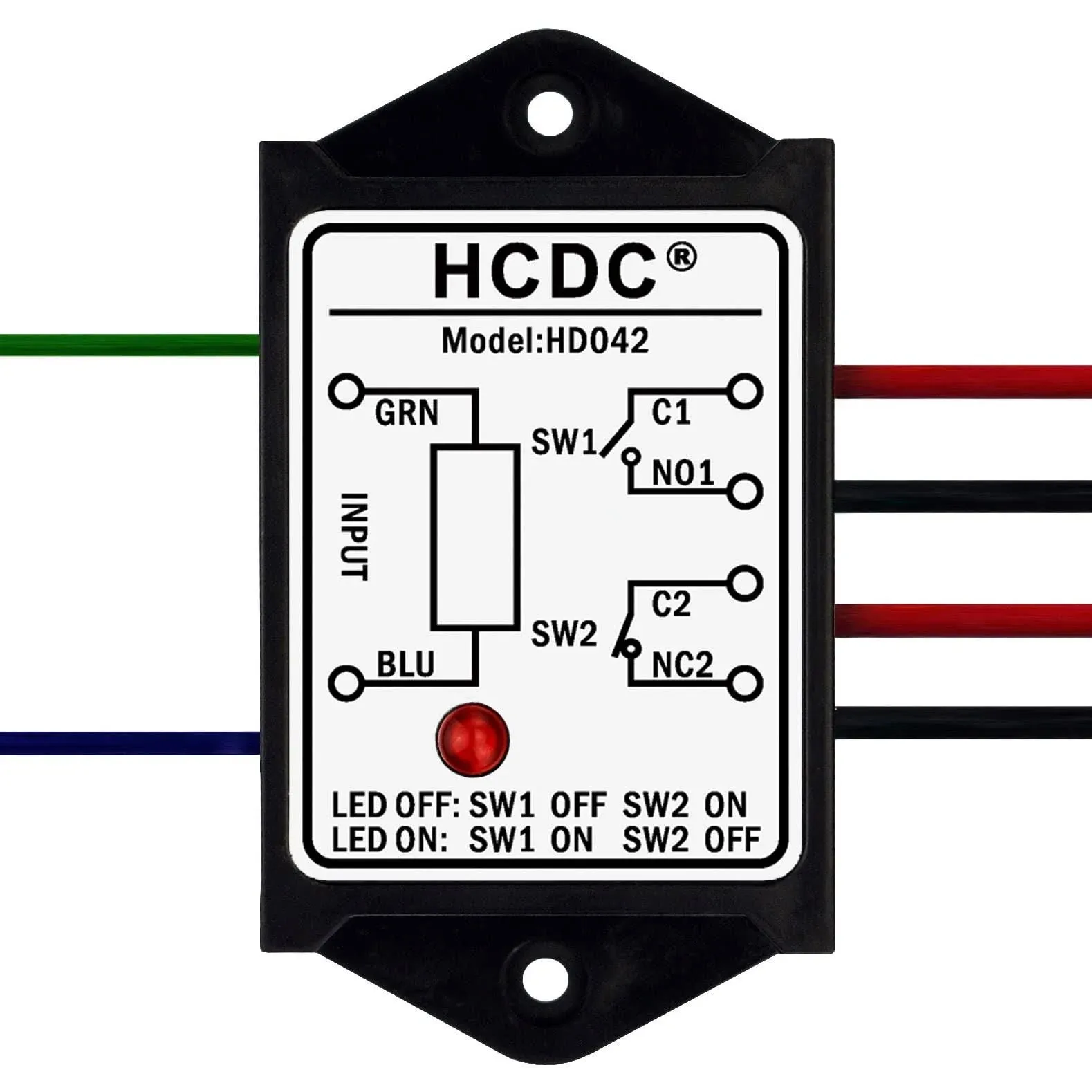 DPST 1NO 1NC 8 Amp Power Relay Module () AC/DC 24V