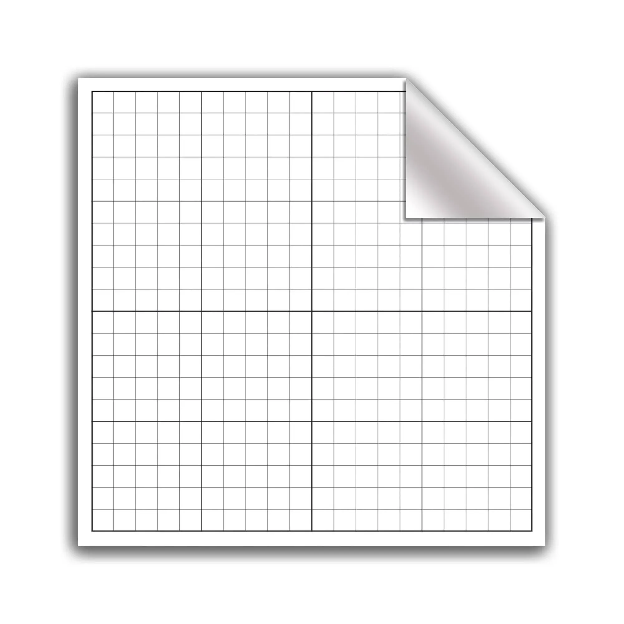 1" Squares Low-Tac Peel & Stick Graph | Geyer Instructional