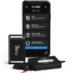 Professional CUBE GPS Tracker for Vehicles Bundle Includes GPS Tracker and Hardwire Charger for car