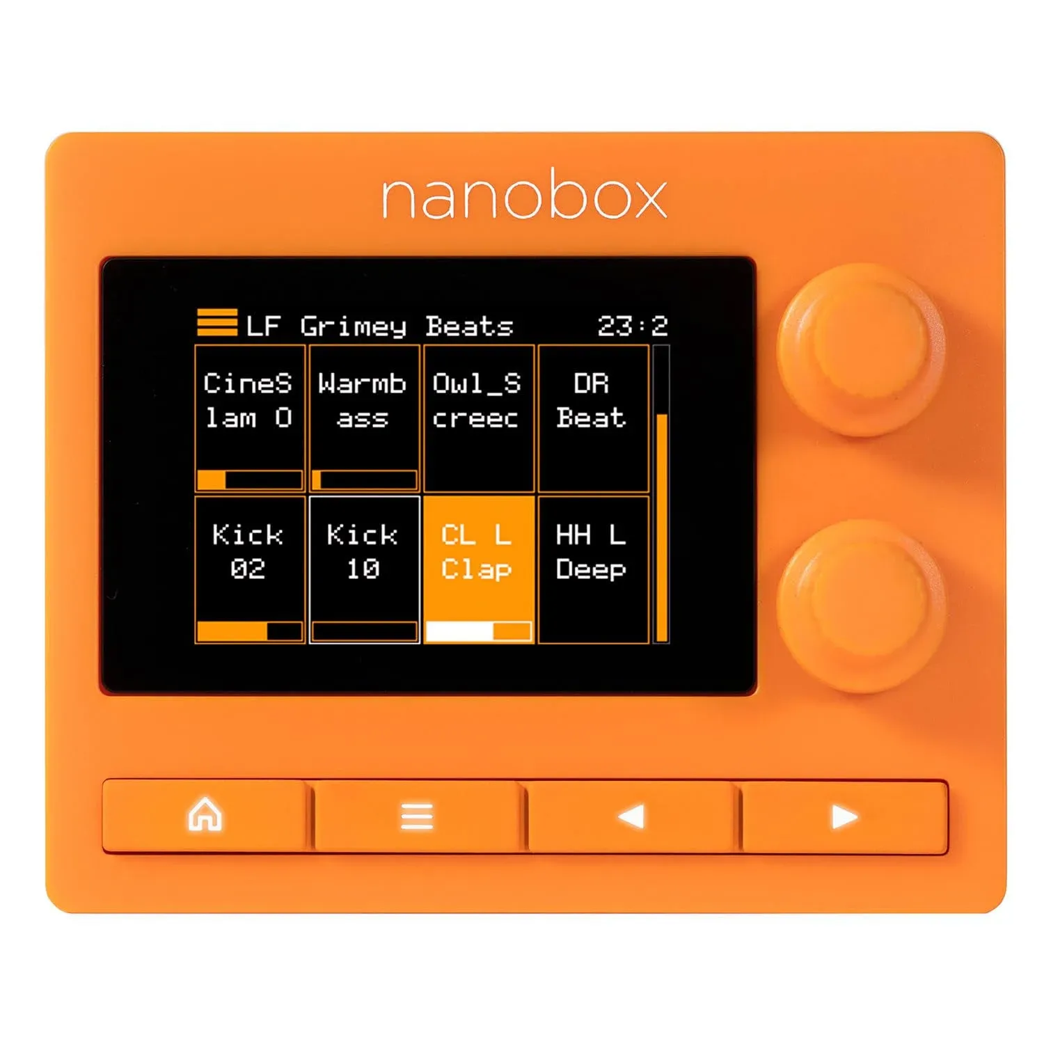 1010music Nanobox Tangerine Compact Streaming Sampler