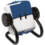 Rolodex Mini Rotary File, Black, 250 Card Capacity (66700)