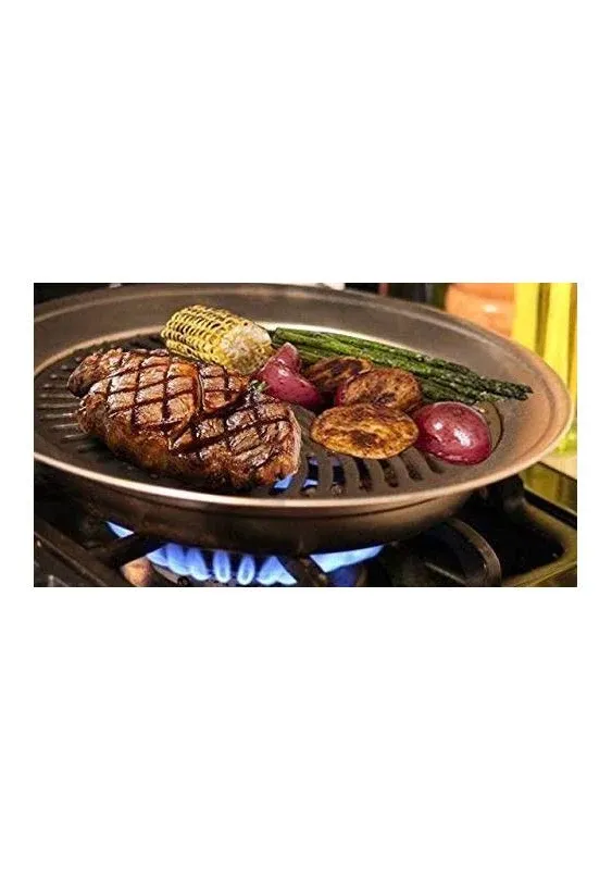 Premium Healthy Doctor Recommended Indoor Stove top Smokeless Stainless Steel BBQ Grill Kitchen Barbecue