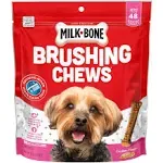 Milk-Bone Brushing Chews Daily Dental Treats - Small/Medium Value Pack, 22 Ounce - 28 Bones