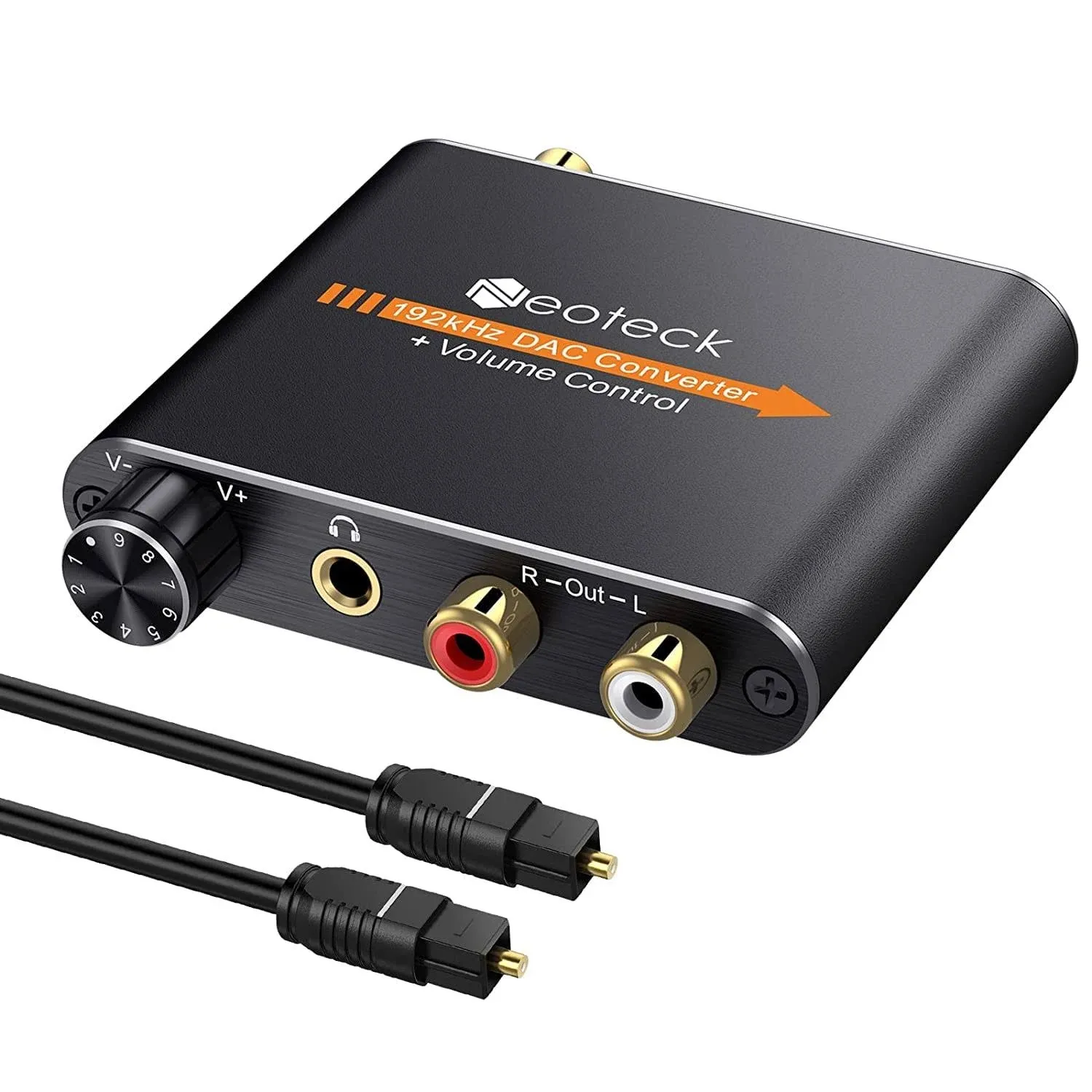 Neoteck 192kHz Aluminum DAC Converter Digital Optical Coaxial to Slink to Analog ...