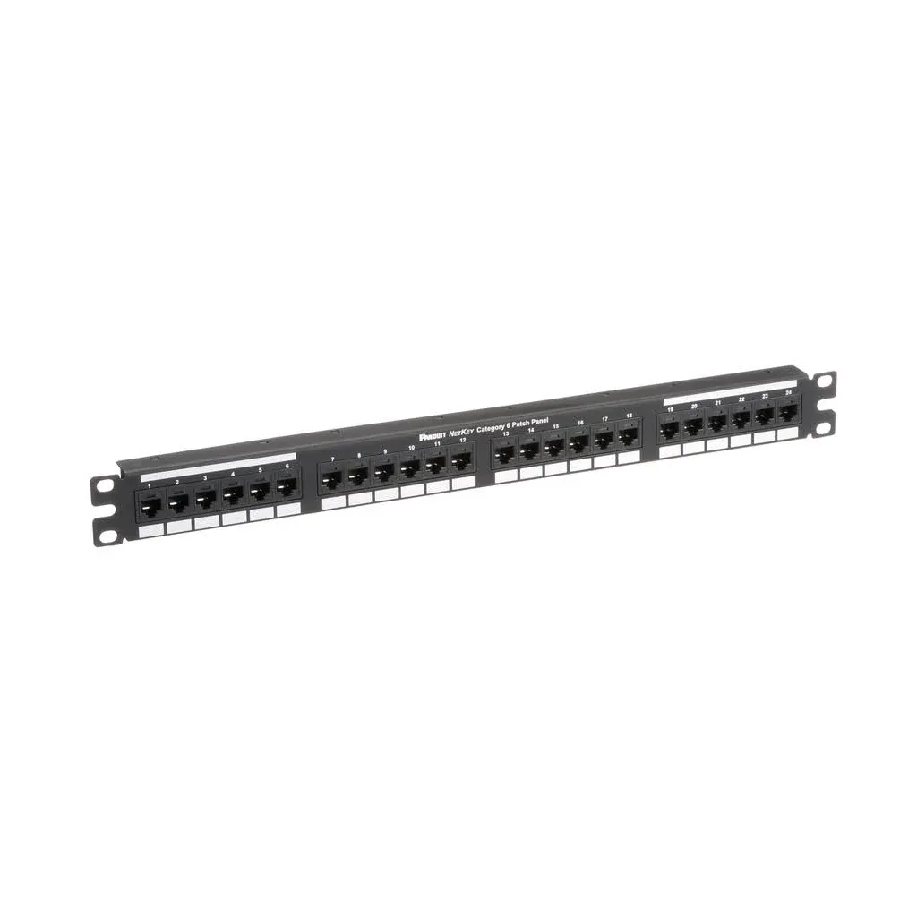 Panduit NK6PPG24Y 24-Port Network Patch Panel