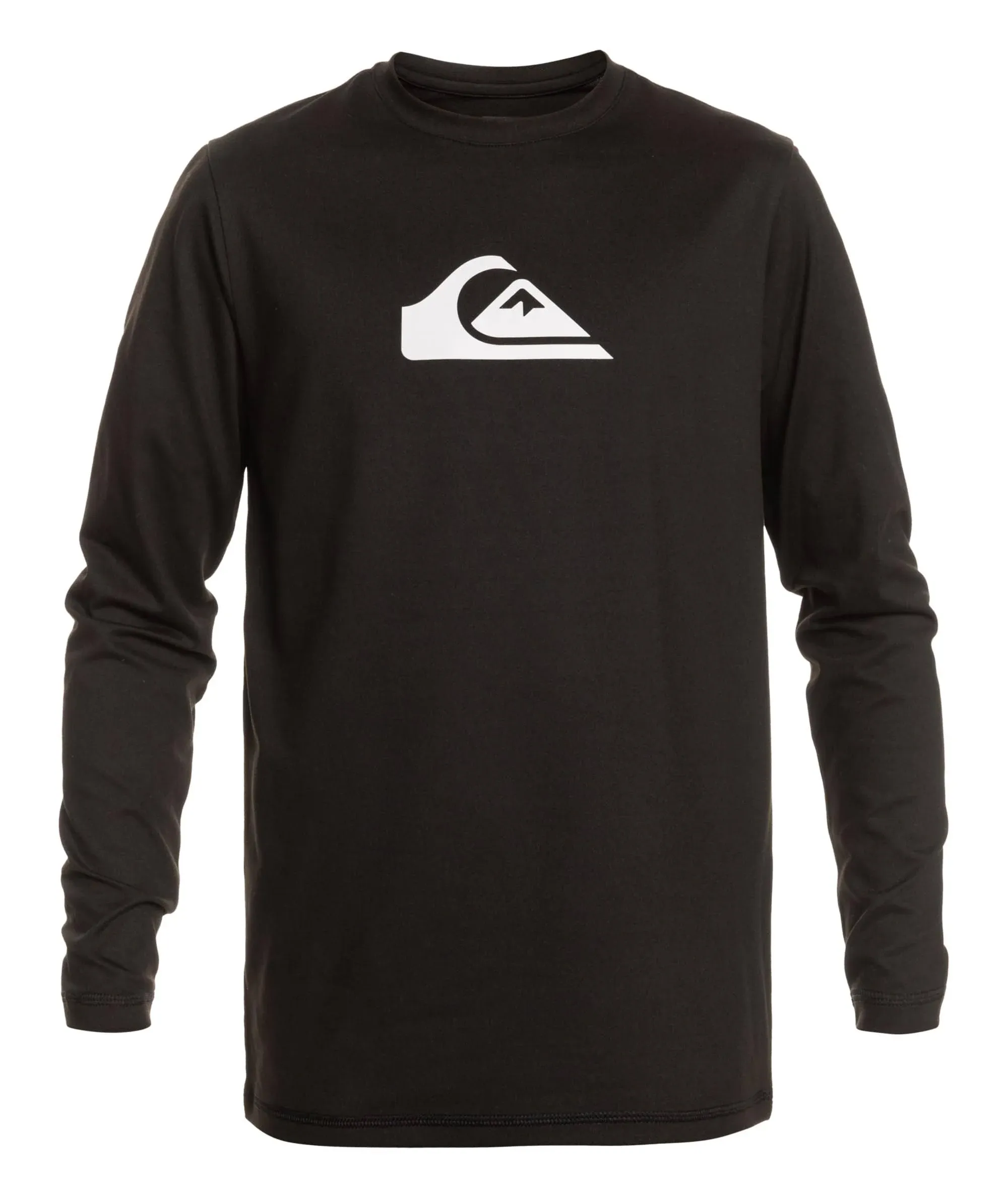 Quiksilver Solid Streak Long-Sleeve Rashguard - Men's Black, M