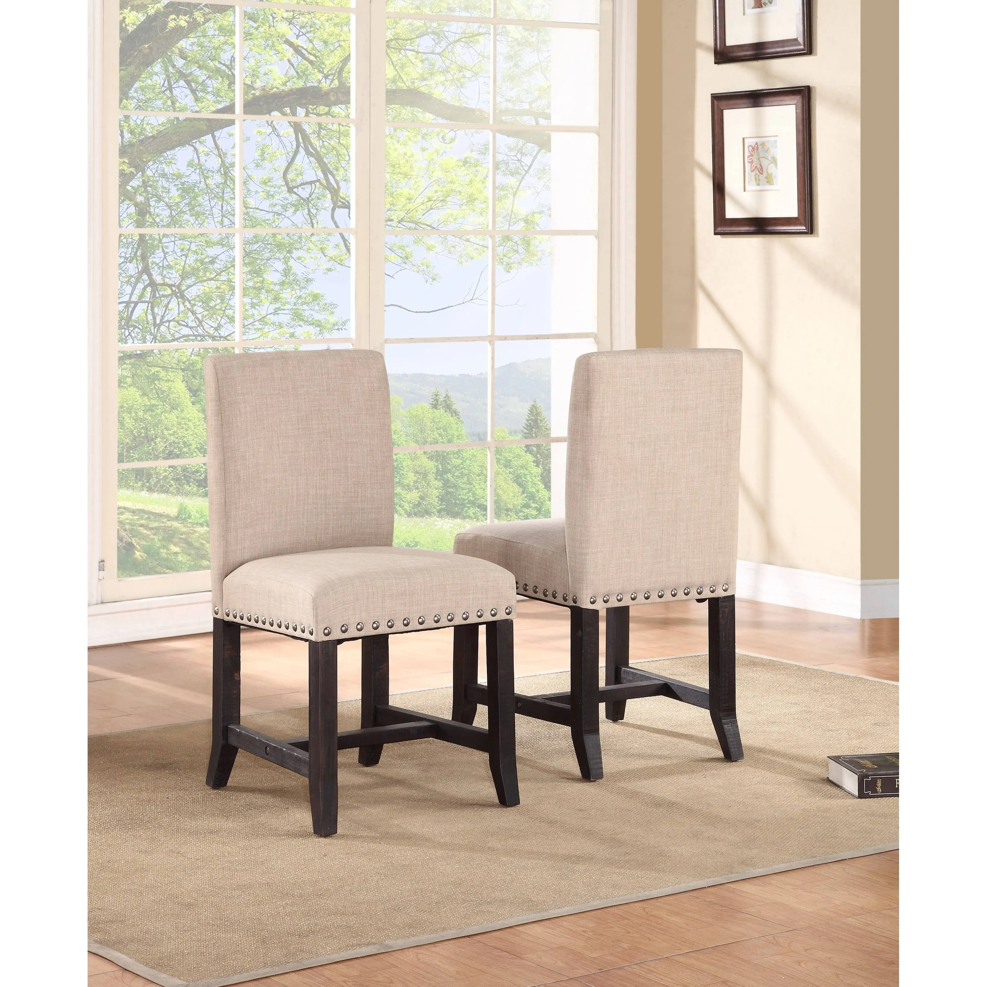 Modus Furniture 7YC966F Yosemite Upholstered Dining Chair (Set of 2)