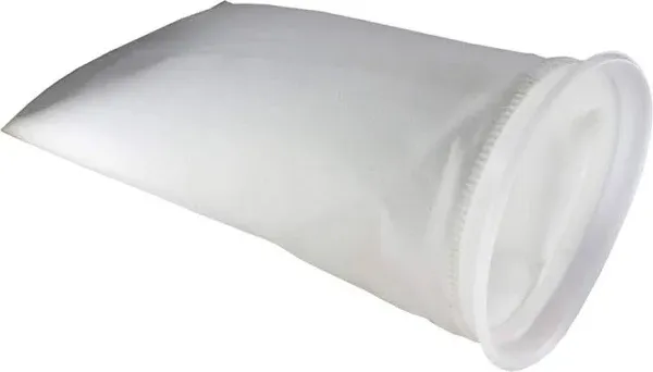 Duda Energy PESP1PW-50um 50 Micron Welded Polyester Felt Filter Bag 7" x 16" Industrial Size #1, Polyester