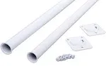 Closet Pro CD-0024-30/48WT Heavy Duty Adjustable Rod, 30 by 48-Inch, White