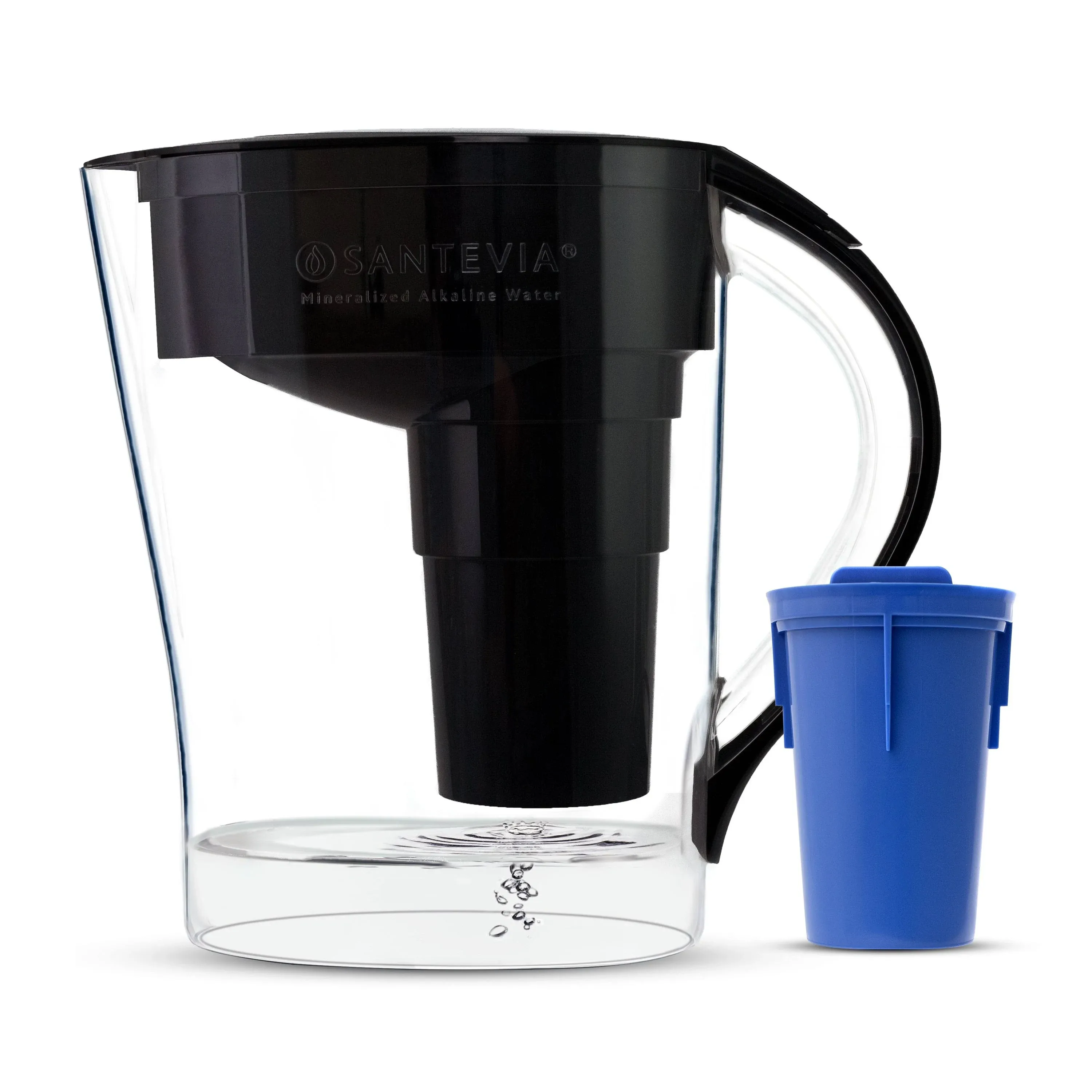 Santevia MINA Alkaline Pitcher Made In Canada | Chlorine and Lead Water Filter