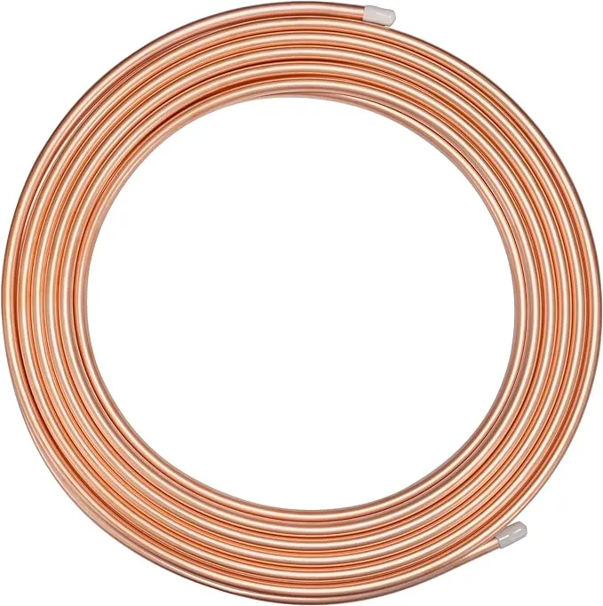 3/4" OD x 11/16" ID x 50 Ft, 0.8mm/0.031" Thick Annealed Refrigeration Copper Tubing Type ACR