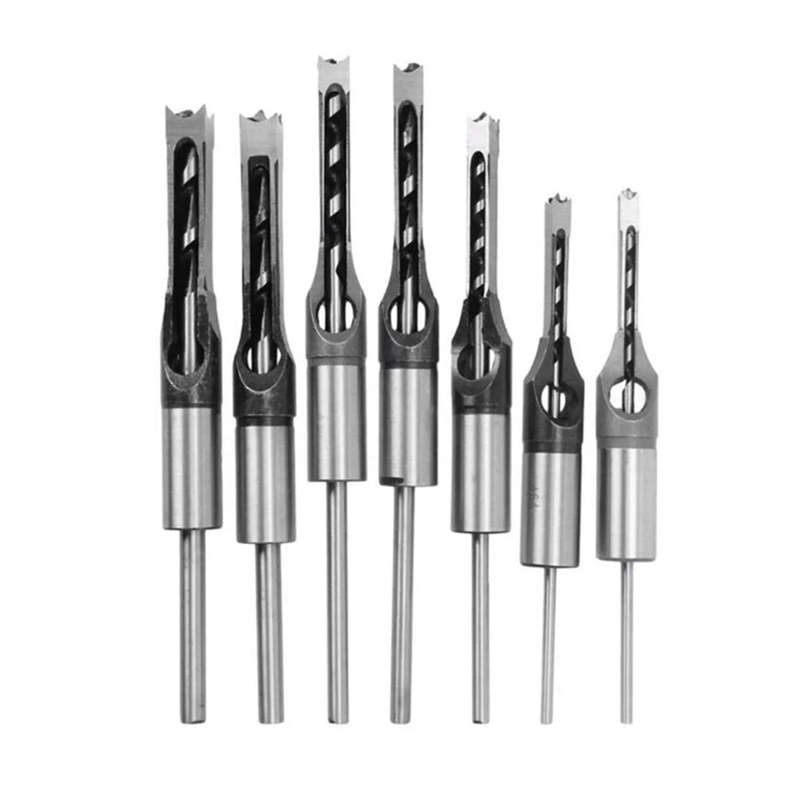 CDIYTOOL Woodworking Square Hole Drill Bits Wood Mortising Chisel Set Wood Square ...