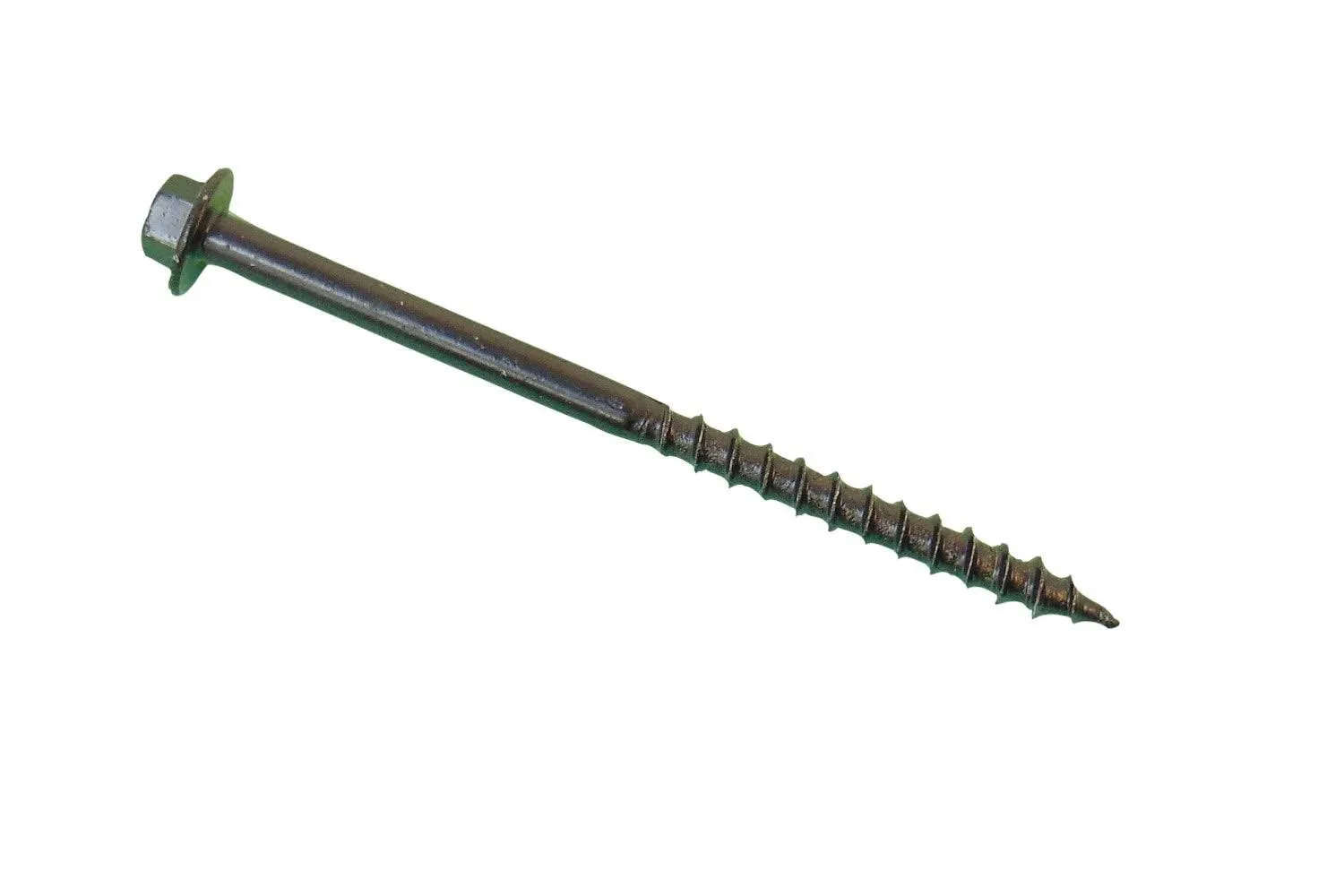 Grip-Rite Structural Screws 1/4" Wire x 3" L Star Hex Washer Head Black GRSSHW10350