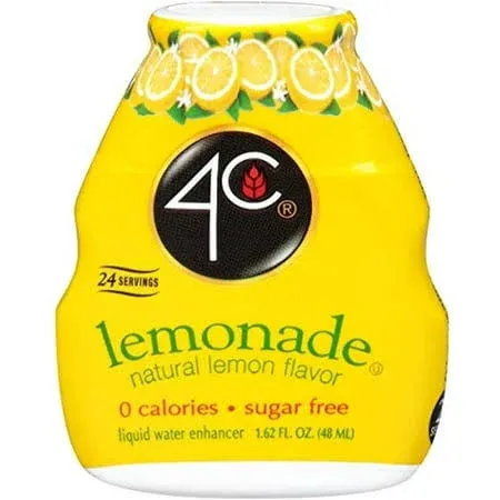 4C Sugar Free Liquid Water Enhancer, Premium Natural Flavors, 0 Calorie Drops ...